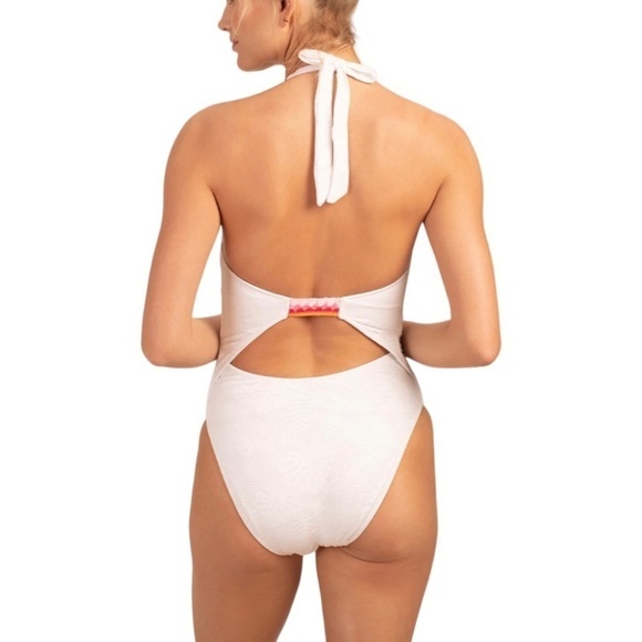 Trina Turk Tulum Plunge Maillot NWT - Picture 4 of 8